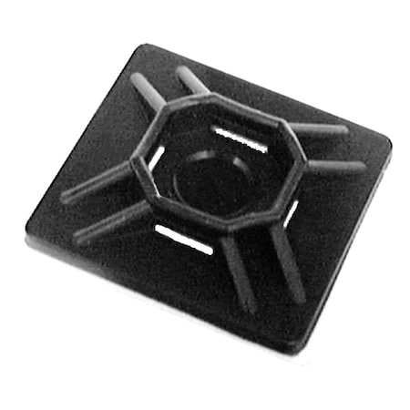 Auveco CABLE TIE MOUNT WITH ADHESIVE BACK 4-WAY, 10PK 16001